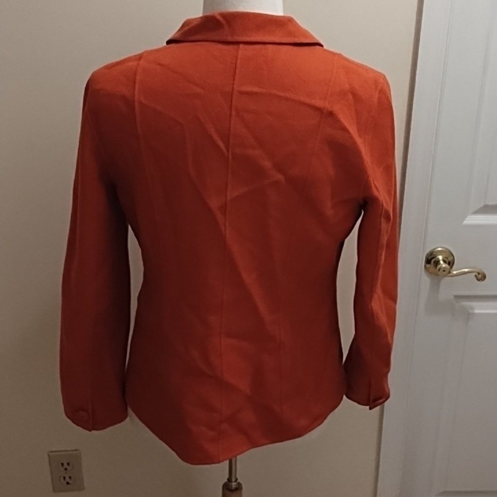 Orange wool blazer - Picture 5 of 7